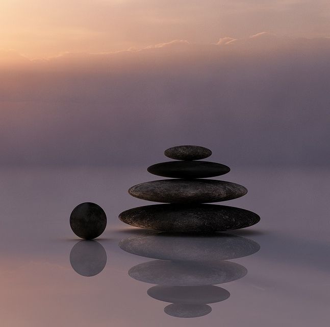balanced stones
