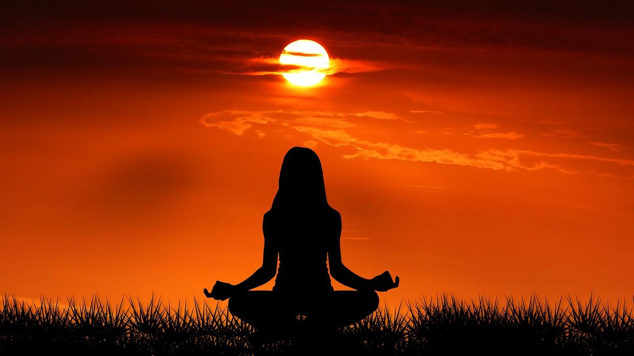 lotus position for yoga